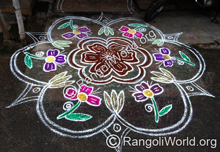 Flower Rangoli